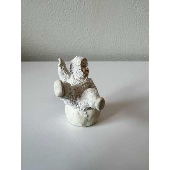 Department 56 Snowbabies "Don't Fall Off". Handpainted Pewter. #7603-1 with box - Picture 4 of 8